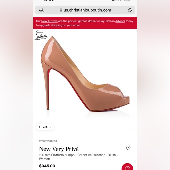 Christian Louboutin Patent Platform Pump - Picture 9 of 9